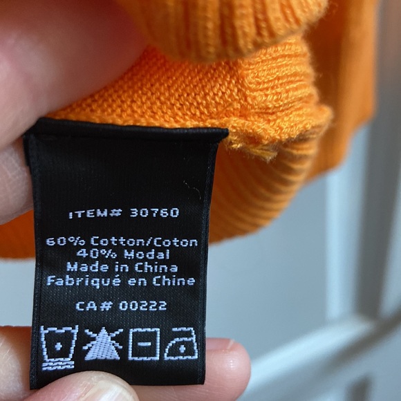 Beautiful attitude pumpkin coloured lightweight button up cardigan in size S - Picture 4 of 7